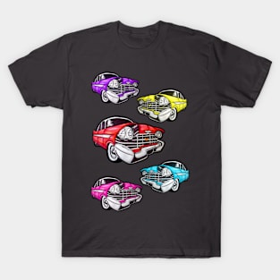 Colorful Classic Cars T-Shirt